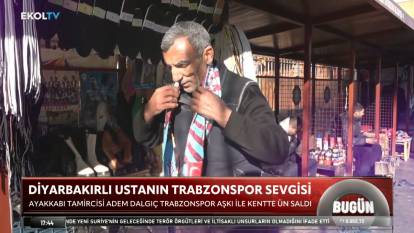 Diyarbakırlı ustanın bordo-mavi sevgisi: Trabzonspor aşkı ile kentte ün saldı