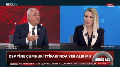 DSP Genel Başkanı Önder Aksakal, Ekol TV’de açıkladı: Aday olursa oyumuz Erdoğan’a olur