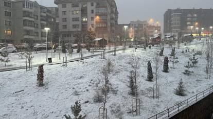 Ankara kar yağışının etkisi altında