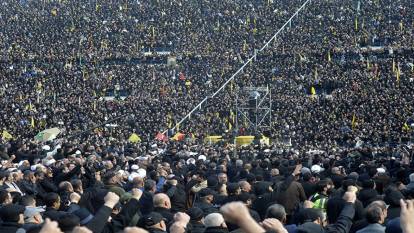 Hizbullah’ın eski lideri Nasrallah ve halefi Safiyuddin için cenaze töreni