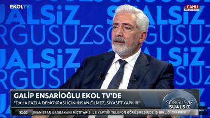 AK Parti Diyarbakır Milletvekili Galip Ensarioğlu: Tarihi bir süreç yaşıyoruz