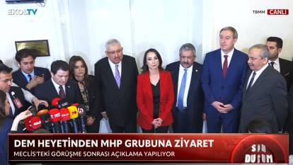 MHP-DEM görüşmesi sona erdi! Bahçeli: Ziyarette olmayı arzu ederdim