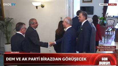 DEM Parti heyetinden AK Parti’ye ziyaret: Görüşmenin ardından ilk açıklama!