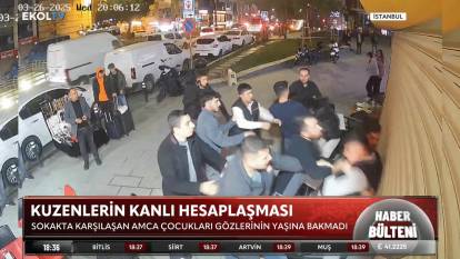Kuzenlerin kanlı hesaplaşması! Sokakta karşılaşan amca çocukları birbirine acımadı