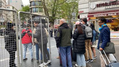 Taksim girişleri kapatıldı, kimse işe gidemedi!