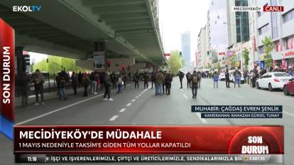 Mecidiyeköy'de polisten müdahale: Gözaltılar var