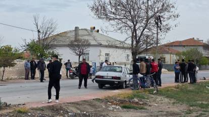Korkunç anlar! Öyle bir kaza yaptı ki gözü çıkıp yola fırladı