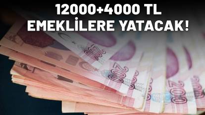 MİLYONLARCA EMEKLİYE ÇİFTE ÖDEME MÜJDESİ: 12000+4000 TL hesaplarına yatacak!