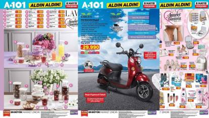 A101'E ELEKTRİKLİ MOPED VE ANNELER GÜNÜ HEDİYESİ GELİYOR: A101 8 Mayıs 2025 indirim kataloğu yayınlandı
