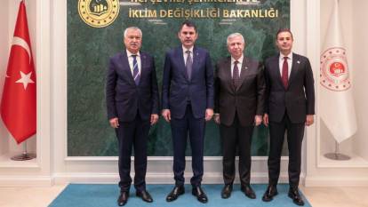 Mansur Yavaş ve Zeydan Karalar'dan Bakan Murat Kurum'a ziyaret