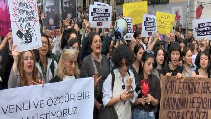 Şişli’de kadınlar öldürülen Bahar Aksu için yürüdü