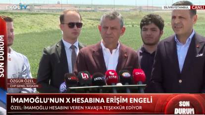 Özel'den İmamoğlu'nun X hesabıyla ilgili açıklama: Uluslararası hesabını kullanacak