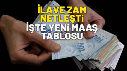EMEKLİYE İLAVE ZAM KESİNLEŞTİ | İşte yeni maaş tablosu