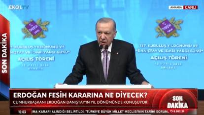 Cumhurbaşkanı Erdoğan, Danıştay'ın 157. Yıl Dönümünde konuşuyor