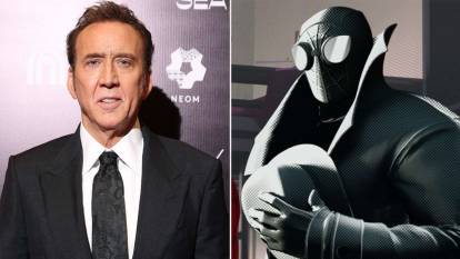 Ünlü oyuncu Nicholas Cage şimdi de Spider Man oldu!