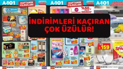TEREYAĞI, AYÇİÇEK YAĞI, PEYNİR VE ÇAYDA DEV İNDİRİM: A101 23 Mayıs'a kadar devam edecek indirimlerini duyurdu!