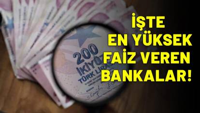 1 MİLYON TL'NİN AYLIK GETİRİSİ BELLİ OLDU: İşte en yüksek faiz veren bankalar