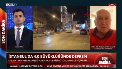 Prof. Dr. Övgün Ahmet Ercan Ekol TV’de açıkladı: İşte İstanbul depremi için öngördüğü tarih