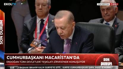 Cumhurbaşkanı Erdoğan, Macaristan'da açıklamalarda bulunuyor