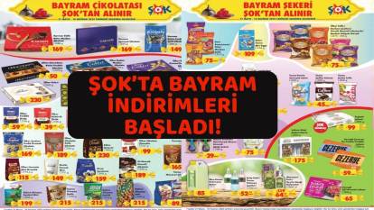 ŞOK BAYRAM İNDİRİMLERİNE START VERDİ: 21 Mayıs ŞOK aktüel kataloğu yayınlandı!
