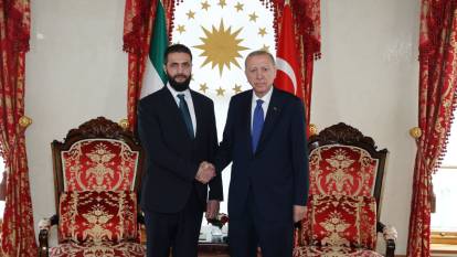 Son dakika! Erdoğan ile Şara görüşmesi başladı