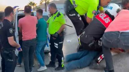 Makas atan alkollü sürücüye ceza yazıldı: Arkadaşları ile birlikte polislere saldırdı