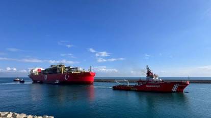 Doğalgaz üretim platformu Osman Gazi Filyos Limanı'nda
