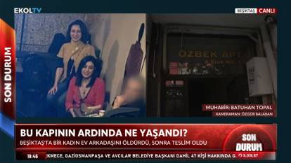 Beşiktaş’ta sır dolu cinayet! Ev arkadaşını öldürdüğü bıçakla teslim oldu