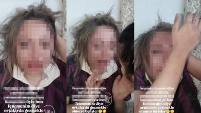 Genç kızı dövdükleri yetmedi bir de sosyal medyada paylaştılar!