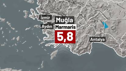 Marmaris açıklarında 5.8 büyüklüğünde deprem! Uzmanlardan uyarılar geldi: Artçılara karşı dikkatli olunmalı