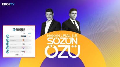 Hakan Ural ile Sözün Özü zirvede! SOMERA reytinglerinde 1 numara oldu