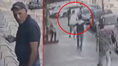 Sokak kedisine tekme atan bir kişi 4 genç tarafından sokak ortasında dövüldü