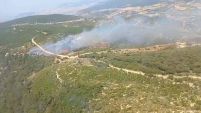 İzmir Foça’da Orman Yangını: Bölgedeki evlere sıçradı