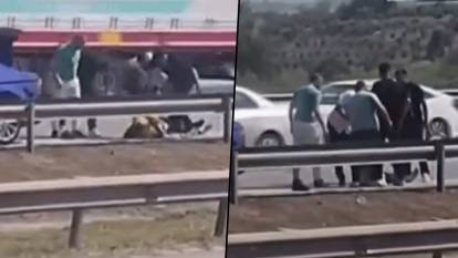 Otoyolda bayıltana kadar darbettiler: Dehşetin nedeni ortaya çıktı!