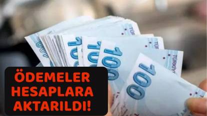 HEMEN HESAPLARINIZI KONTROL EDİN: 5.4 milyar lira hesaplara aktarıldı!