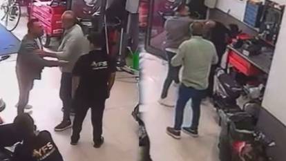 Babası 15 yaşındaki çocuğu iş yerinde darbetmişti! Yeni görüntüler ortaya çıktı: Baba hakkında soruşturma!