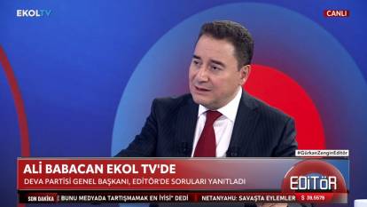 Ali Babacan: CHP ile aynı masada oturmamız bizi olumsuz etkiledi
