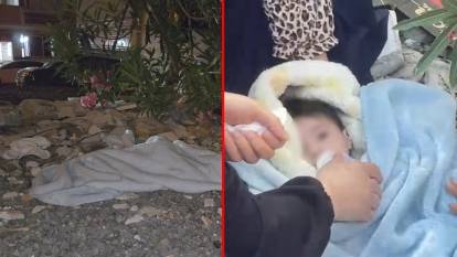 Boş arazide 3 aylık bebek bulundu!