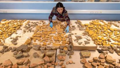 1800 yıllık Roma freski gün yüzüne çıkarıldı: Dünyanın en zor yapbozu olarak tanımlanıyor