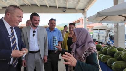 İYİ Partili Olgun esnaf ve üreticilerin sorunlarını dinledi: Üretici büyük bir dar boğazda