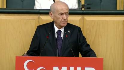 Bahçeli 5 ay sonra grup toplantısında konuştu: İslam ülkeleri üç maymunu oynamaktan vazgeçsin