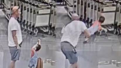 Havalimanında dehşet anları: 18 aylık bebeği yerden yere vurdu, bebek komaya girdi