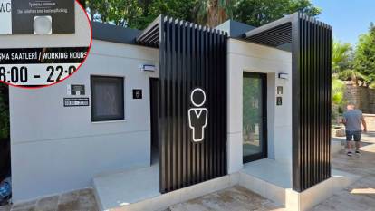 Antalya'da umumi tuvaletlerde artık Türk Lirası geçmiyor! Tuvaletin kullanım bedeli 1 Euro!