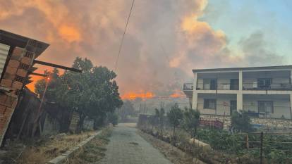 İzmir’de bir orman yangını daha! Müdahale sürüyor