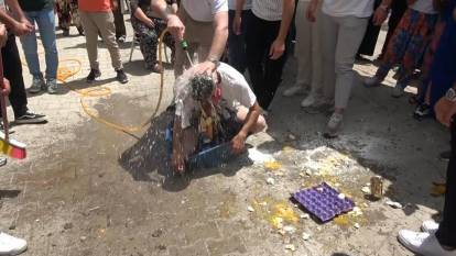 İşkence gibi düğün! Damada yapmadıkları kalmadı