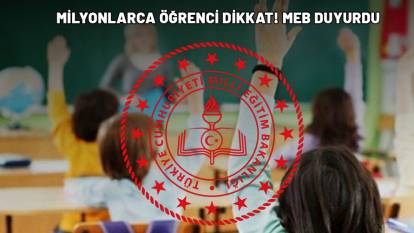 MEB DUYURDU: Milyonlarca öğrenciyi ilgilendiriyor! Lise son sınıflara zorunlu olacak