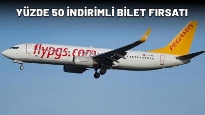 PEGASUS'TAN DEV YAZ KAMPANYASI: Yüzde 50 indirimli bilet fırsatı geldi!