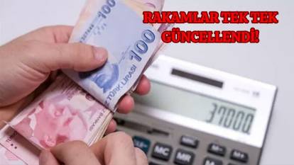 Enflasyon verileriyle tüm rakamlar değişti: Yeni zamlı maaş tablosu belli oldu! İşte tek tek güncellenen ücretler…