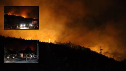Hatay’da orman yangını: 9 yayla tahliye edildi!