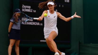 Zeynep Sönmez, Wimbledon Tenis Turnuvası'na veda etti